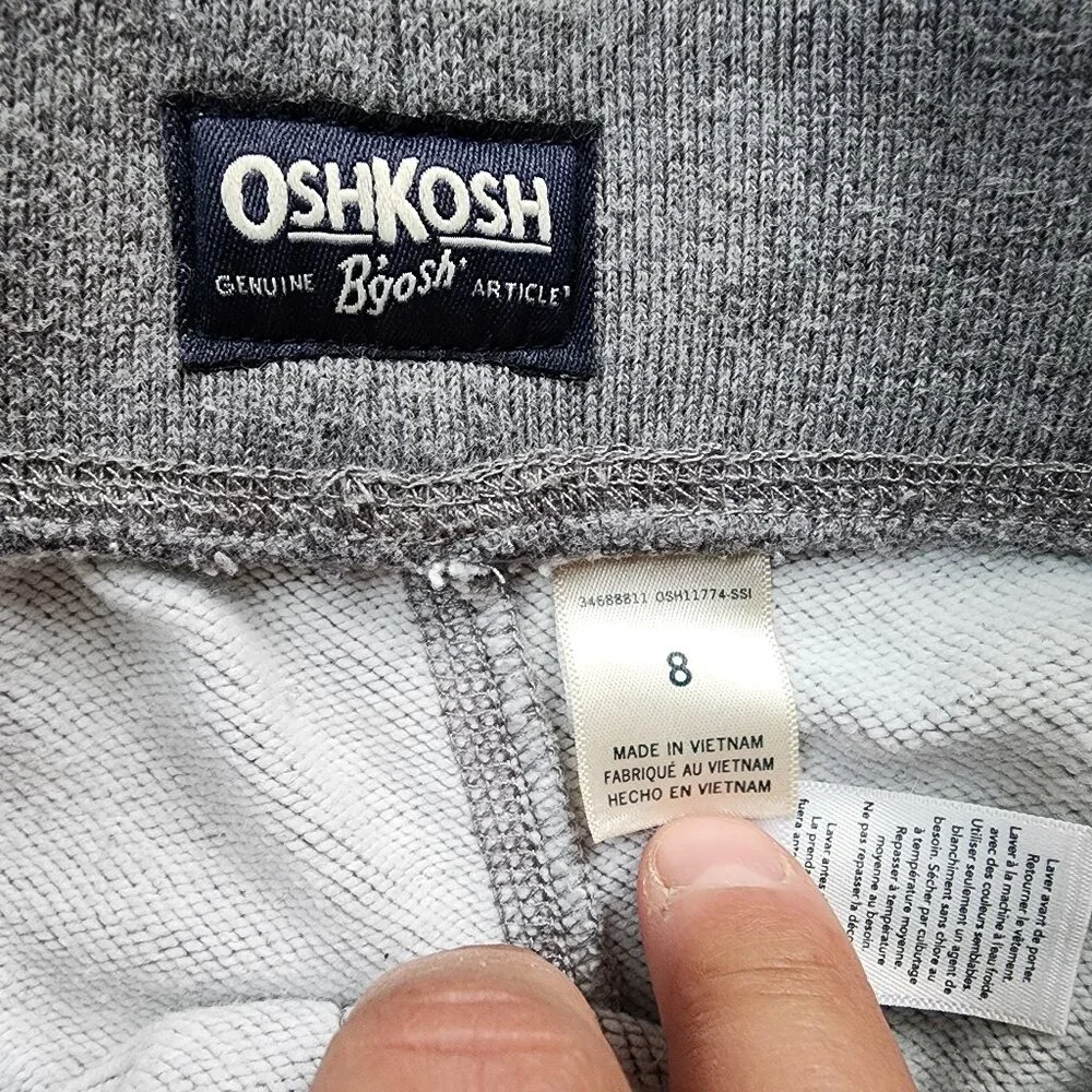 OshKosh B'gosh Boys Gray Joggers Size 8